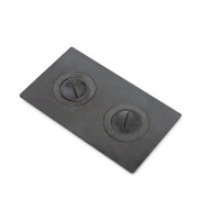 Плита чугунная Двухконфорочная П-2-1 340х585 13,2 кг