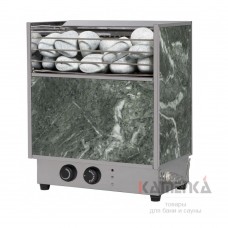 Электрокаменка Kristina Classic Stone Soft Steam Малахит Мини 2 кВт 220 V