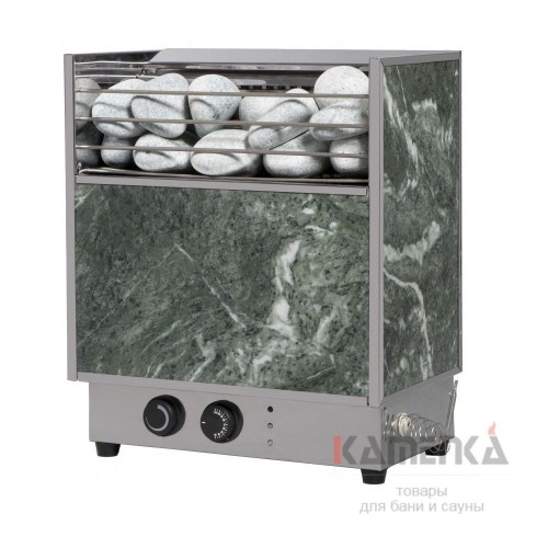 Электрокаменка Политех Kristina Classic Stone Soft Steam Малахит Мини 3 кВт 220 V