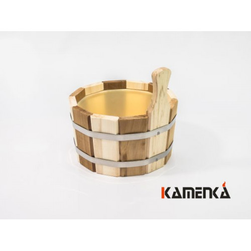 Ушат 4л ЗЕБРА с пласт. вкл. Термо