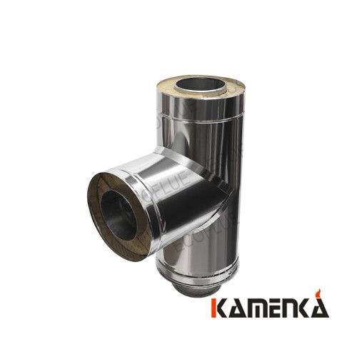Тройник сэндвич EcoFlue 0,5мм нерж диаметр 200х115